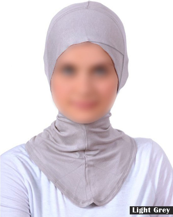 Light Grey Ninja Hijab
