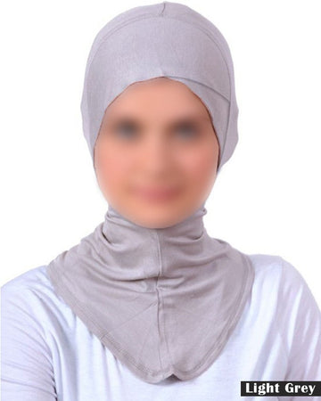 Light Grey Ninja Hijab