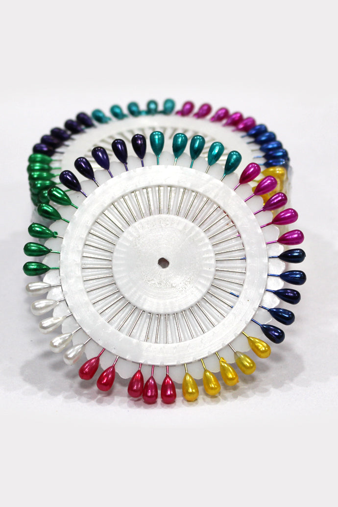 Ring Pins Big 40 Pcs Pkt Multi Color